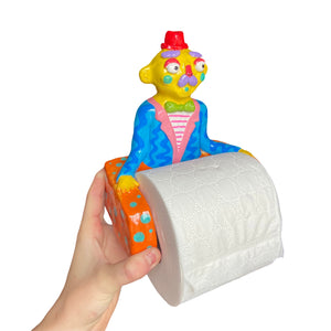 'Groovy One off' The PonkyWot Butler Toilet Roll Holder