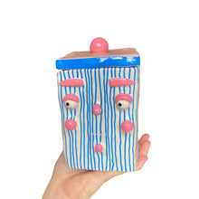 Load image into Gallery viewer, &#39;Steven Stripes&#39; Storage Jar (One-Off)
