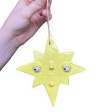 Load image into Gallery viewer, Star Christmas Decorations (Yellow)
