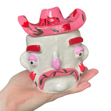 Load image into Gallery viewer, Tim &amp; his Tiger Cow Boy Pot (one-off)
