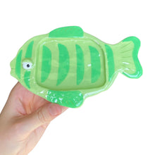 Load image into Gallery viewer, Green Fish Soap Dish (one-off)
