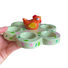 Load image into Gallery viewer, &#39;Garden Chicken&#39; Egg Holder (one-off)
