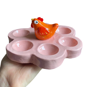 'Classic Pink' Egg Holder