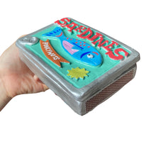 Load image into Gallery viewer, NEW Sardine Matchbox / Storage Tin (Teal)
