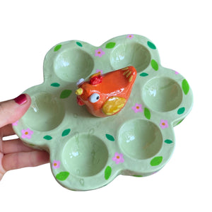 'Garden Chicken' Egg Holder (one-off)