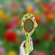 Load image into Gallery viewer, Garden Tulips Hand-Held Mirror (One-Off)

