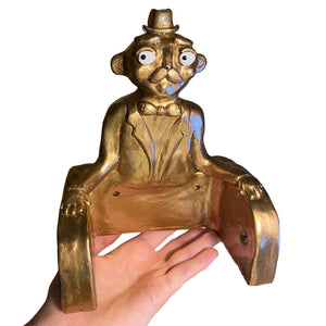 'Golden' The PonkyWot Butler Toilet Roll Holder