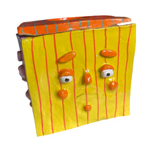 Load image into Gallery viewer, &quot;What&#39;s Multicoloured and has Stripes All Over?&quot; Tissue Box (One Off)
