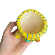 Load image into Gallery viewer, &#39;Simply Yellow Stripes&#39; Lil&#39; Pot
