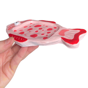 NEW 'Pink & Red' Fish Soap Dish (One-Off)
