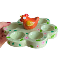 Load image into Gallery viewer, &#39;Garden Chicken&#39; Egg Holder (one-off)
