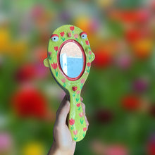 Load image into Gallery viewer, Garden Tulips Hand-Held Mirror (One-Off)
