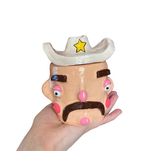 NEW Classic Cow Boy Pot