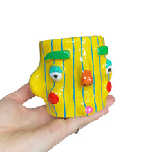 Load image into Gallery viewer, &#39;Simply Yellow Stripes&#39; Lil&#39; Pot
