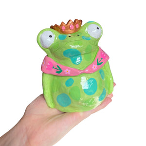 'The Tulip Queen' Frog Queen Tea-Light Holder