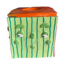 Load image into Gallery viewer, &quot;What&#39;s Multicoloured and has Stripes All Over?&quot; Tissue Box (One Off)
