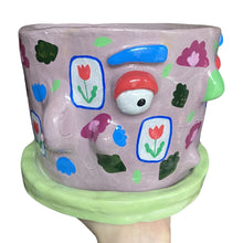 Load image into Gallery viewer, &#39;Lavender Fields&#39; Large Plant Pot (One-Off)

