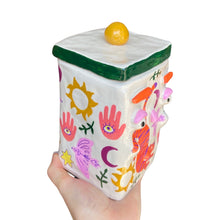 Load image into Gallery viewer, &#39;Boho Tigers&#39; Storage Jar (One-Off)
