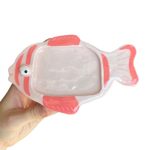 Pink Fish Soap Dish