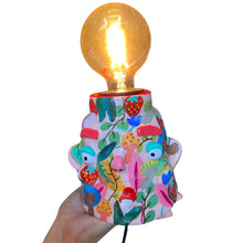 Load image into Gallery viewer, &#39;Bright Florals&#39; Lamp Base (One-Off)
