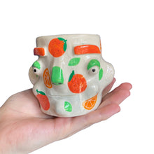 Load image into Gallery viewer, &#39;Vibin&#39; Oranges&#39; Lil&#39; Pot
