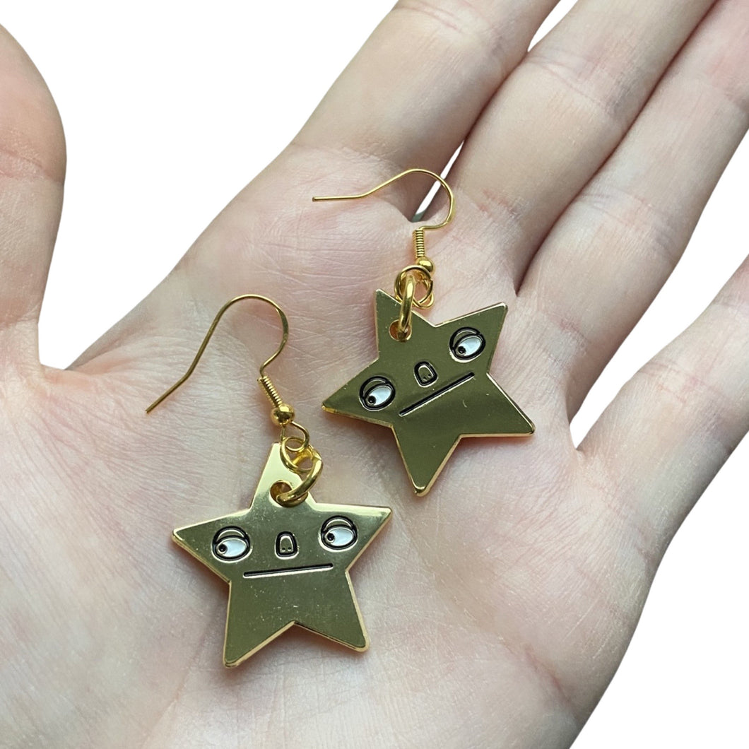 NEW Star PonkyWots Earrings (Gold)
