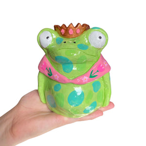 'The Tulip Queen' Frog Queen Tea-Light Holder