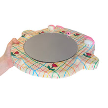 Load image into Gallery viewer, &#39;Stripes and Tulips&#39; BIG Ponky Wall Mirror (one-off)
