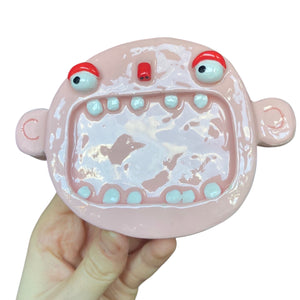 NEW 'Pink & Red' Ponky Soap Dish