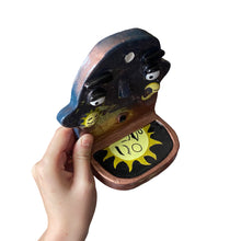 Load image into Gallery viewer, &#39;Celestial sun and moon&#39; Ponky Wall Shelf (one off)
