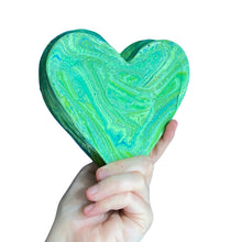 Load image into Gallery viewer, &#39;Blue and Green&#39; Heart Dish
