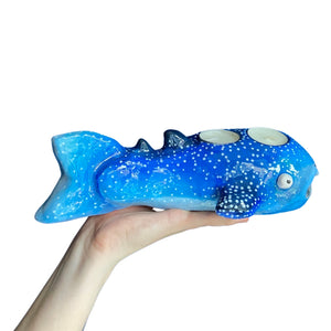 Blue Whale Shark Tealight Candle Holder (One-Off)