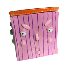 Load image into Gallery viewer, &quot;What&#39;s Multicoloured and has Stripes All Over?&quot; Tissue Box (One Off)
