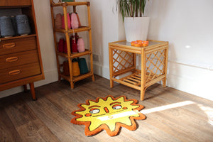 (NOW 30 % OFF) was £110! Sun/Star Yellow & Orange tufted rug