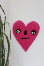 Load image into Gallery viewer, Pink Love Heart Shaped Tufted Wall Hanging
