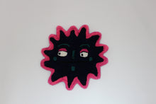 Load image into Gallery viewer, (NOW 30 % OFF) was £70! Midnight Sun Blue &amp; Pink Tufted Wall Hanging
