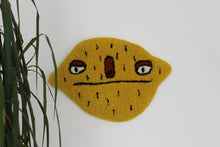 Load image into Gallery viewer, Yellow Lemon Tufted Wall Hanging
