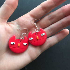Cheeky devil earrings