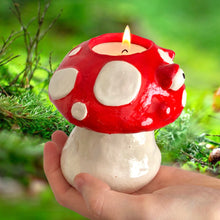 Load image into Gallery viewer, Mushroom Tea-light Candle Holder
