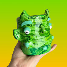 Load image into Gallery viewer, Zesty Green Marble Devil (One-Off)

