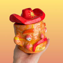 Load image into Gallery viewer, Sunshine Marble Cowboy in Yellow (one-off)
