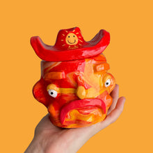 Load image into Gallery viewer, Sunshine Marble Cowboy in Orange (one-off)
