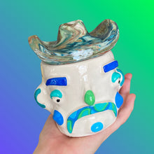 Load image into Gallery viewer, Ocean Marble Hat Cowboy (one-off)
