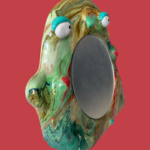 Load image into Gallery viewer, Stand-Up Mirror in Green Marble (On-off)
