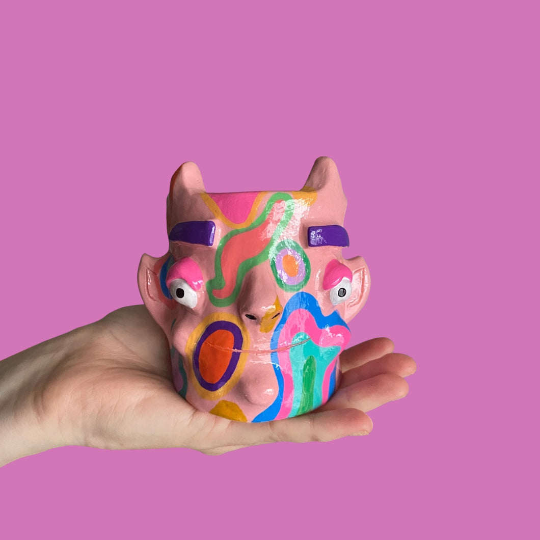 Lil Multi Groovy Devil Pot (One-Off)