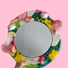 Load image into Gallery viewer, Summer Splodges BIG Ponky Wall Mirror (One-Off)
