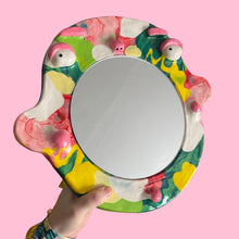 Load image into Gallery viewer, Summer Splodges BIG Ponky Wall Mirror (One-Off)
