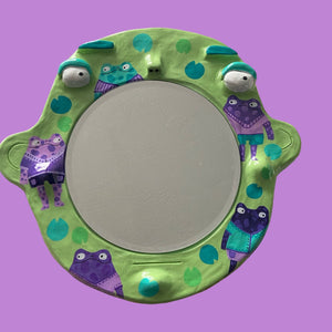 Frogs BIG Ponky Wall Mirror