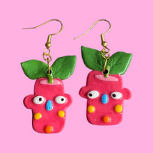 Load image into Gallery viewer, Pink PonkyWot Earrings
