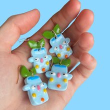 Load image into Gallery viewer, Light Blue PonkyWot Earrings
